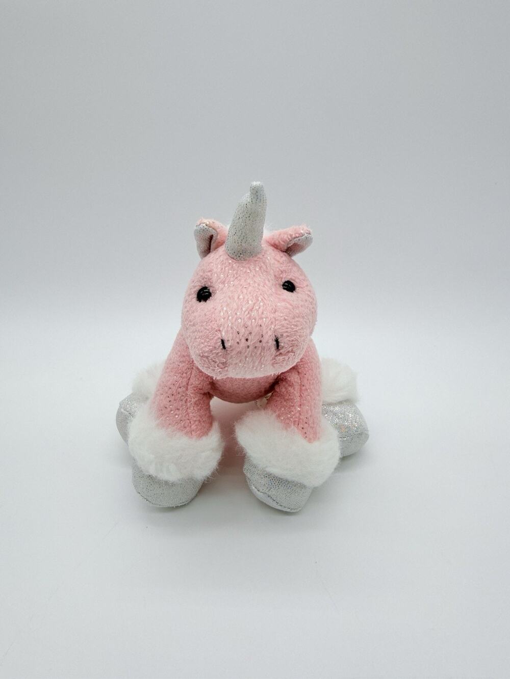 Ganz Soft Spots Unicorn Plush With Pink Glitter Stuffed Animal Toy 6” H14162